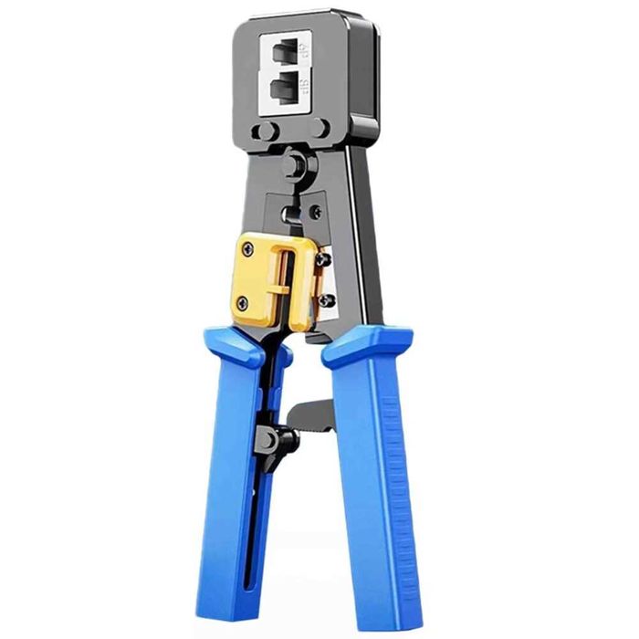 Zaciskarka przelotowa do wtyków RJ45, RJ12 i RJ11