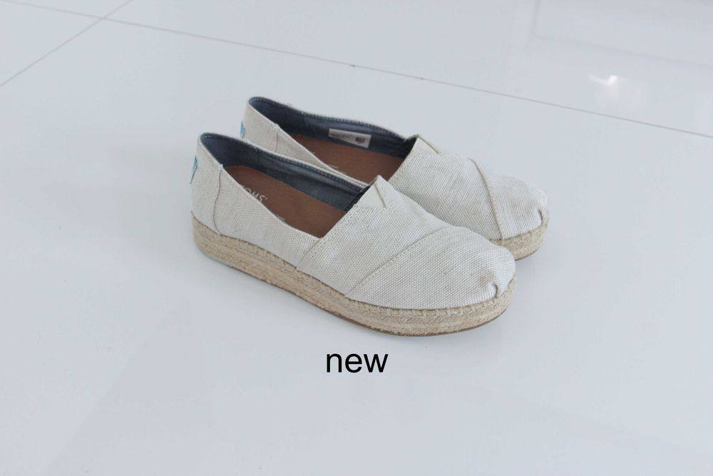 TOMS espadryle, platforma nieużywane bez wad 38,5