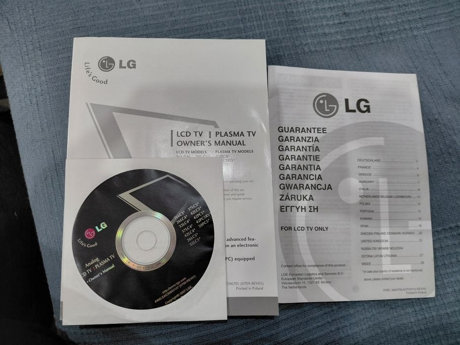 TV plasma LG 37"