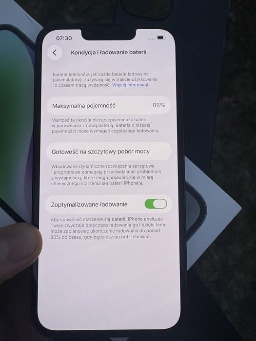 Iphone 14 | 86% bateria!!! | igielka stan, czarny