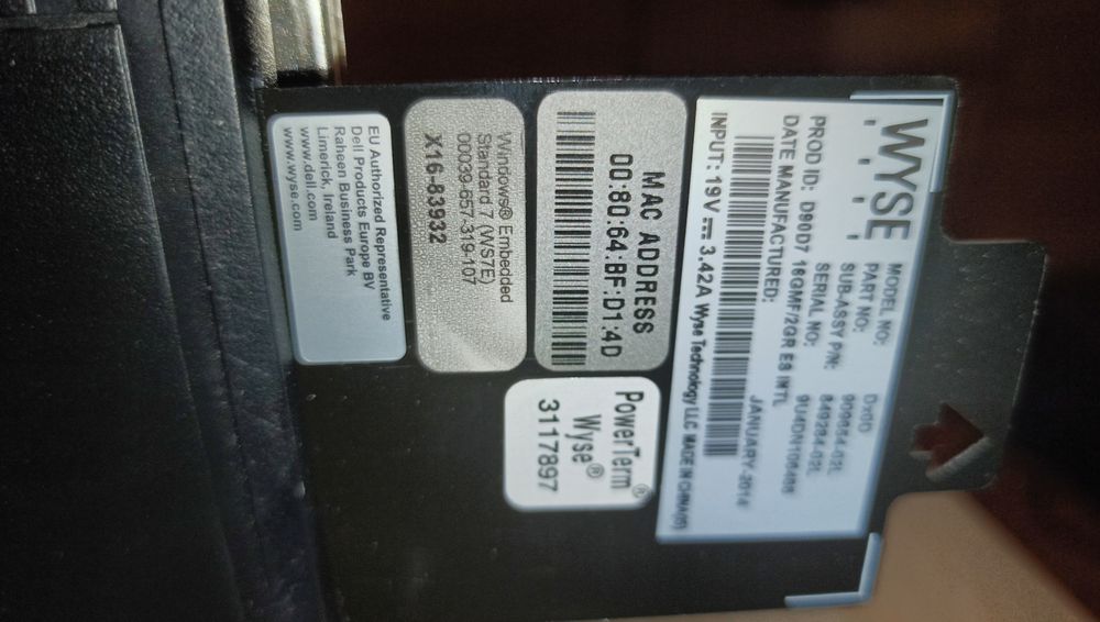 Terminal Wyse D10D