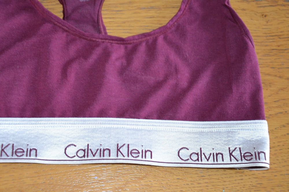 top/bokserka/stanik Calvin klein r. S bordo