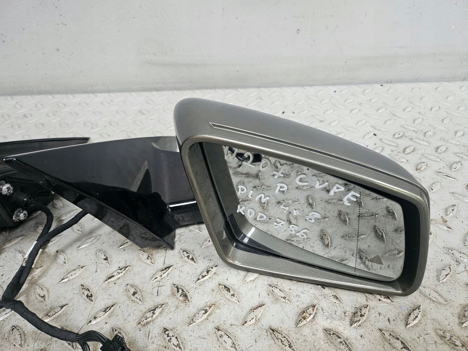 mercedes w207 e klasa coupe lusterko prawe pin 8+4 12pin ładne 786 europa