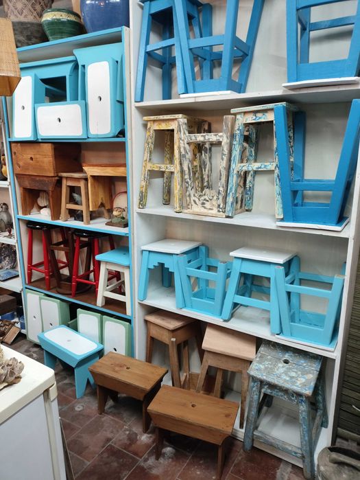 bancos rusticos taberna vintage