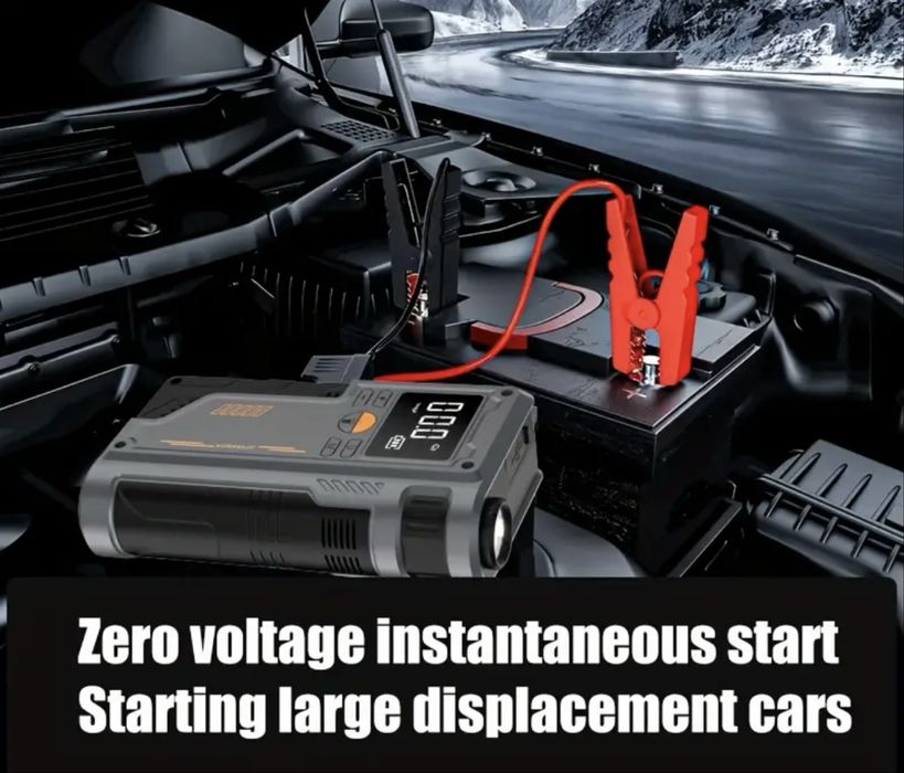 Потужний псковий пристрій компресор павербанк 6000А