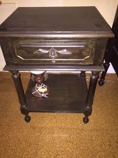 Cama de casal/mesa cabeceira e/ou guarda fatos e/ou cómoda (vintage)