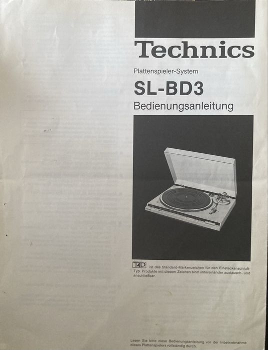 Gramofon Technics SL-BD3