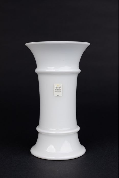 Holmegaard MB Michael Bang wazon szkło lata 80-te design opaline glass