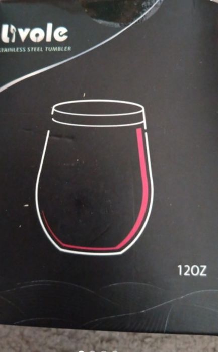Kubek termiczny Livole 12 oz czarny + słomka + szczoteczka NOWY