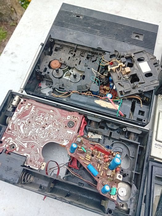 Zestaw Unitra Emilia RM 407, MK 232P - Na części / Dawcy / PRL