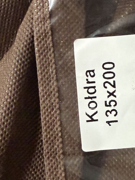 kołdra koc wełna perłowo-karmelowy merynos prosense 135x200
