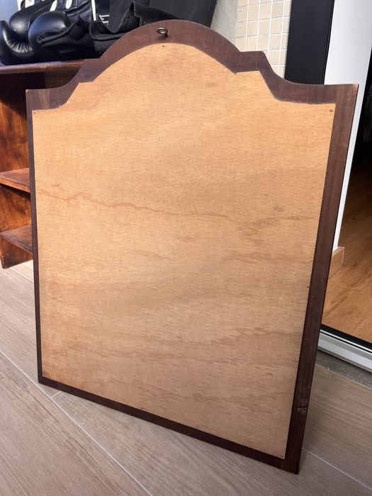 Espelho moldura madeira  66x52