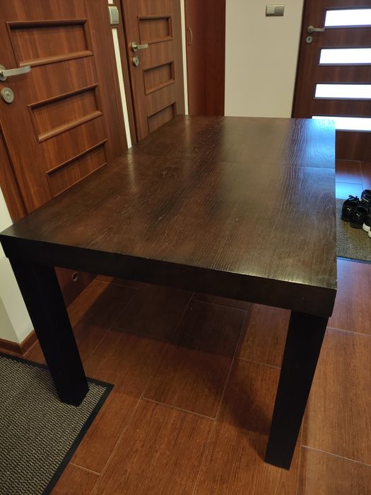 Stół drewniany solidny + 6 krzeseł