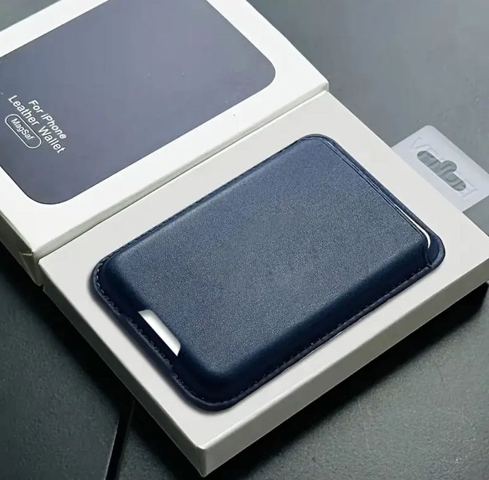 Leather iPhone Wallet carteira magnética para telefone