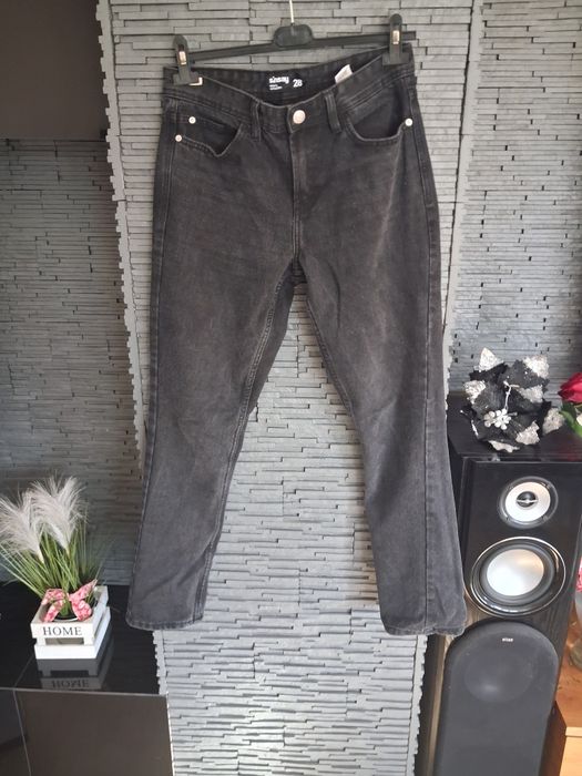 Spodnie rurki sinsasy 28 szare jeans