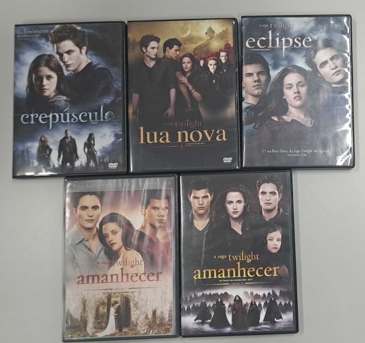Pack 2 - Coleção Completa Crespúsculo ou Saga Twilight  (5 Filmes)