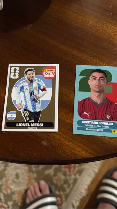 Messi gold e Ronaldo