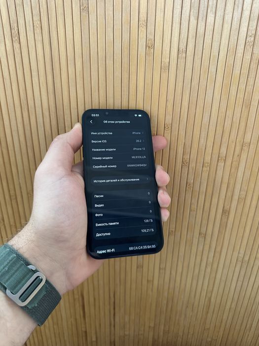 Iphone 13 black 128 айфон черный