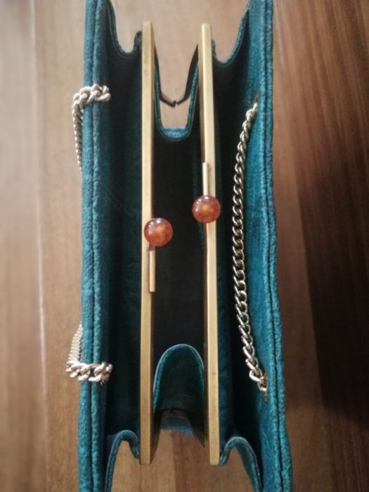 Mala Vintage - Pele Elefante Verdadeira - restaurada