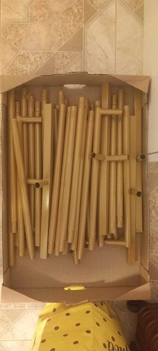 Stojak/stelaż na dekoracje prostokątny 220 x 120 - dwie sztuki