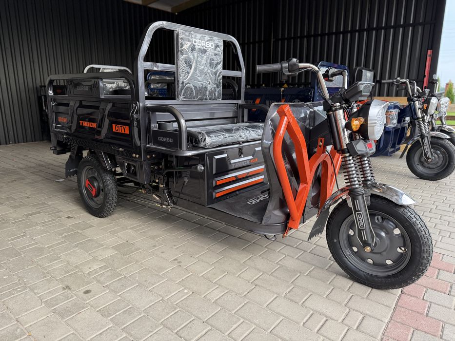 Електричний вантажний трицикл Corso City Truck