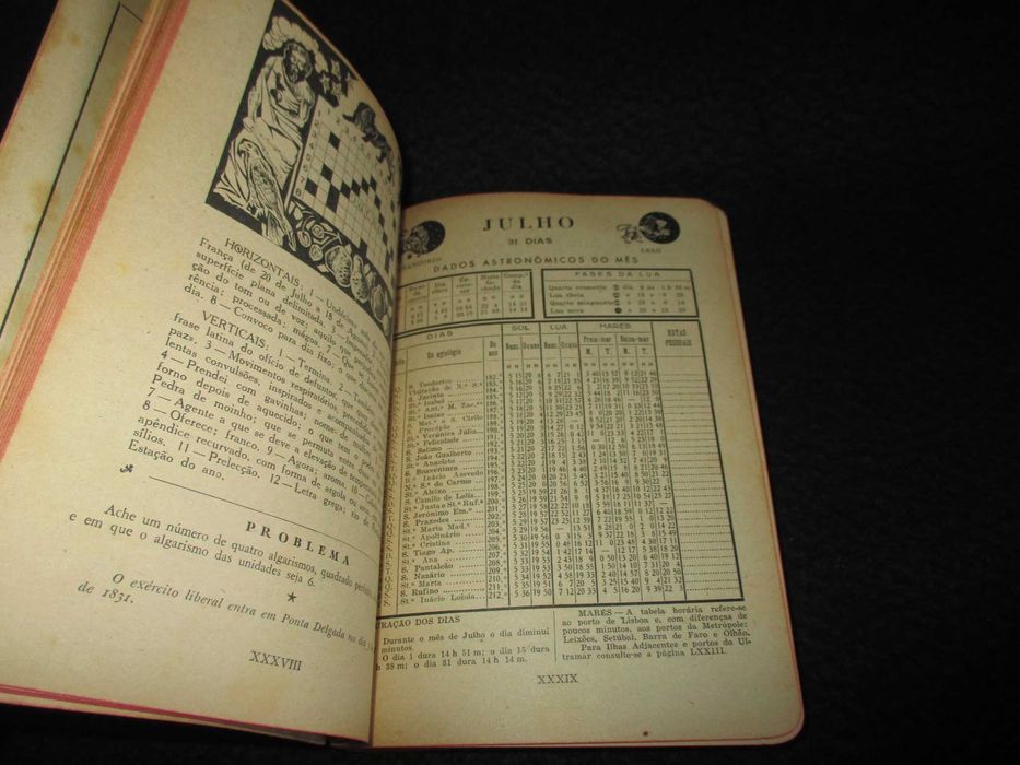 Livro Almanaque Diário de Notícias 2º Ano 1954