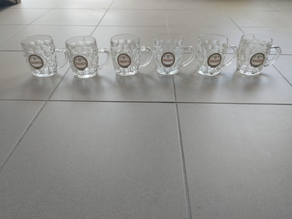 Canecas de cerveja antigas Lowenbrau 0,50cl