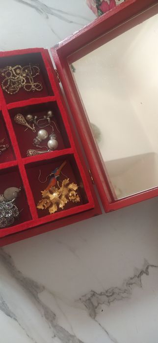 Guarda jóias duplo c/espelho