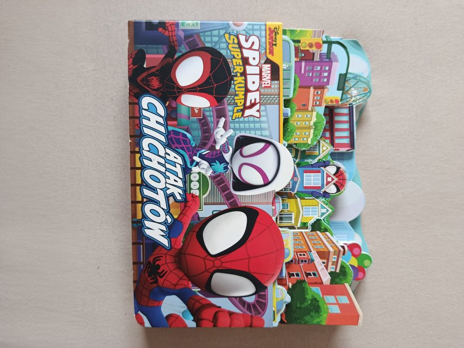 Książeczka kartonowa Spidey i super kumple Atak chichotów