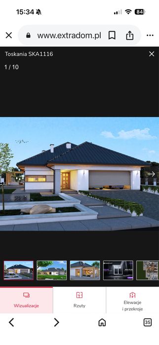 Projekt domu TOSKANIA