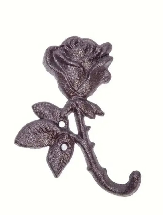 Gancho/ Rosa em Ferro