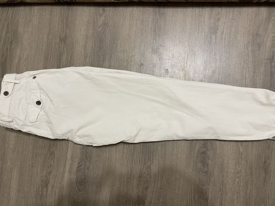 Штани Mason's Herringbone White (Baggy Fit)