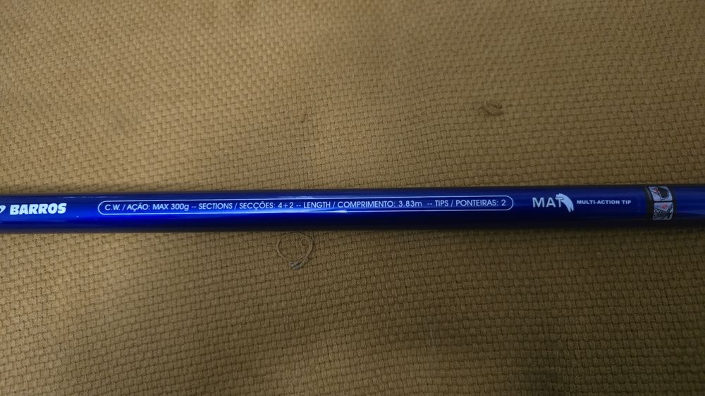 Conjunto de carreto e cana para pesca de  barco(Shimano+Barros)