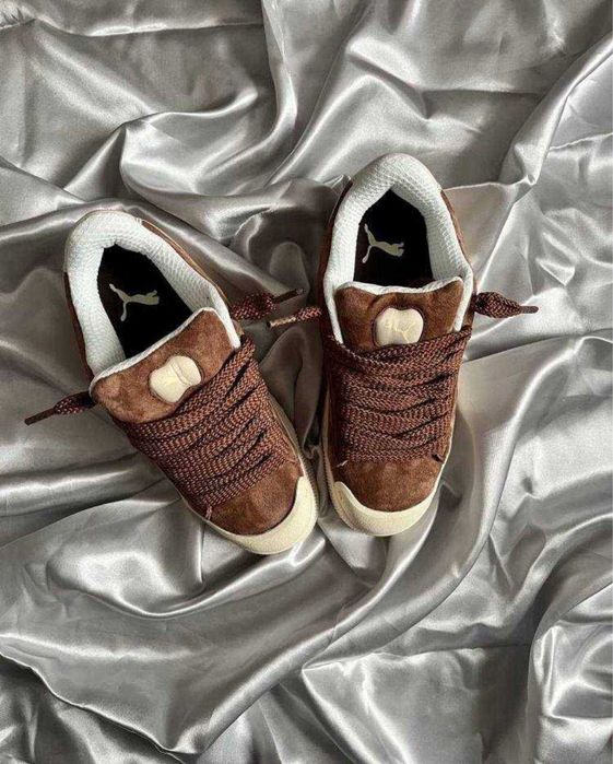 Кеди Puma Suede Crush Xl Beige пума суеде краш кросівки хл бежеві