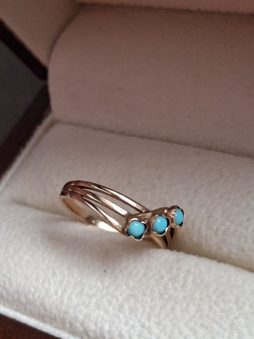 Złoty Warmet stan igła 585 średnica 18,5cm