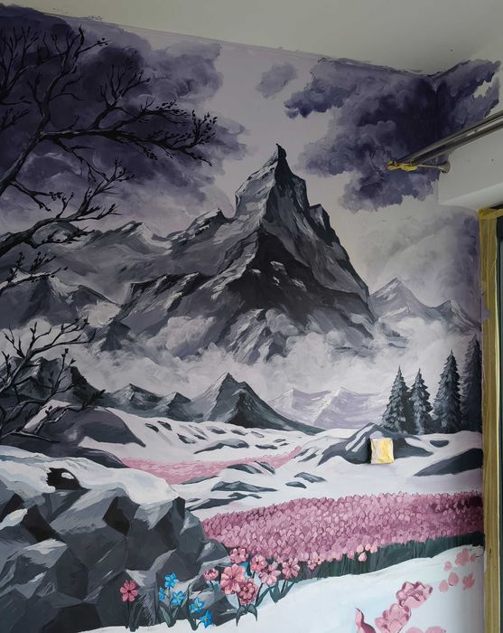Ręcznie Malowane Murale i Obrazy na Zamówienie – Ściany, Sufity, Płótno - darmowa wycena!