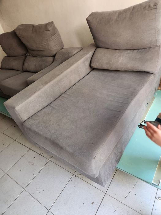 Vendo sofá cinza