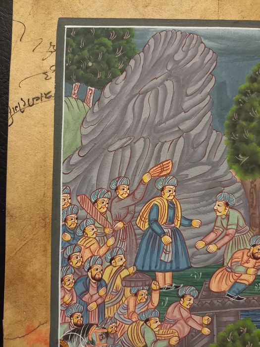 Hinduski ręcznie malowany obraz #3