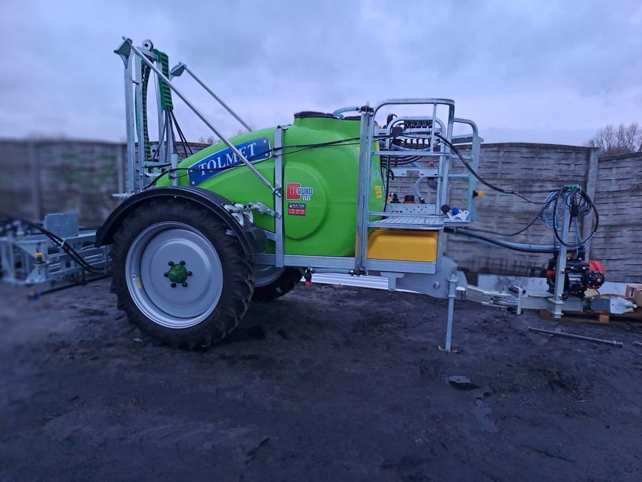 Nowy opryskiwacz ciągany TOLMET BRUNO – 1000–2500 l, belka 12–18 m