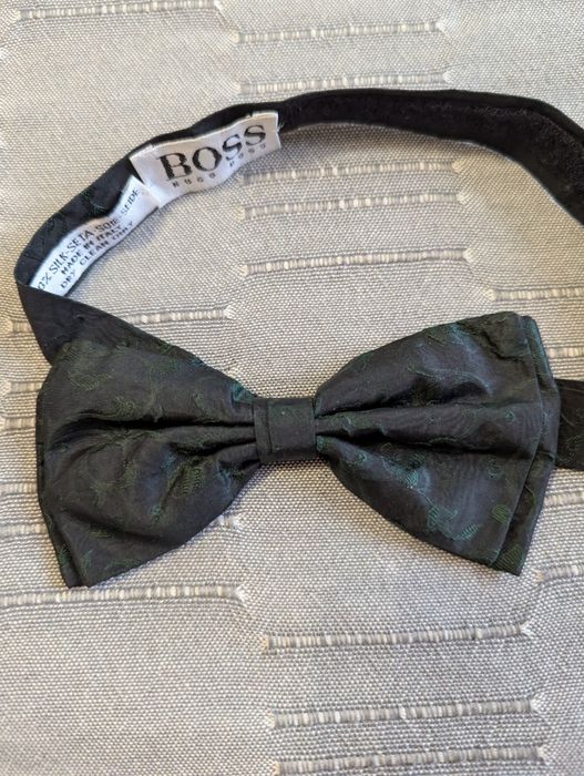 Hugo Boss итальянская галстук бабочка из шелка. Оригинал