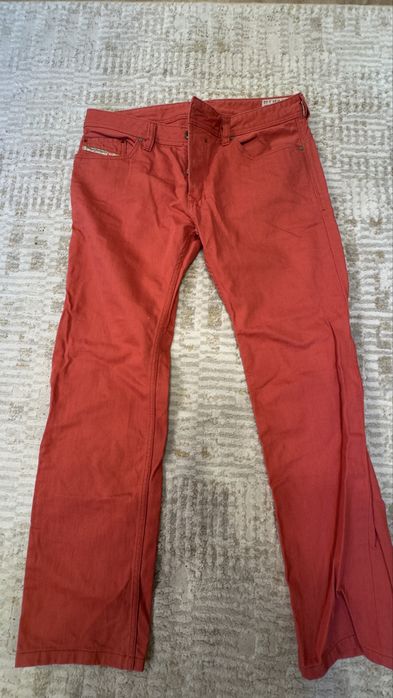 DIESEL SAFADO W34 L32 – męskie jeansy czerwone,