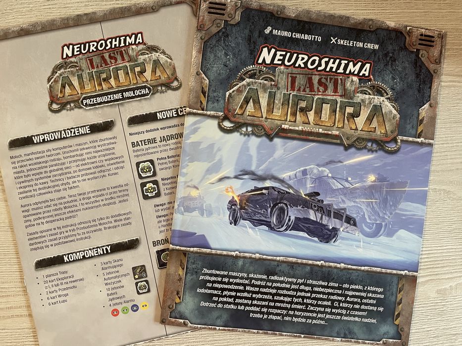 Neuroshima Last Aurora +  Przebudzenie Molocha+koszulki premiu