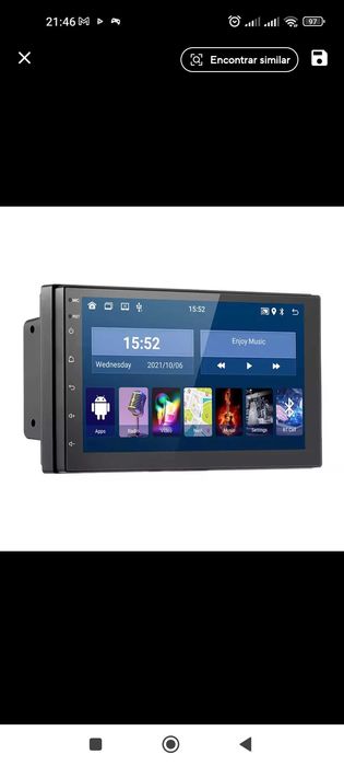 Radio TOP 2DIN com android e GPS