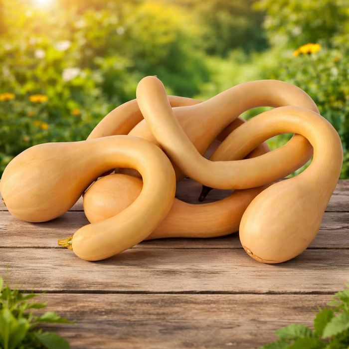 5 Sementes Abóbora Trompete - cucurbita moschata