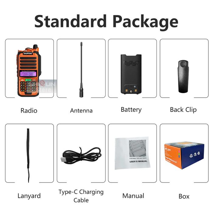 Walkie-Talkie Baofeng UV-68 Pro Max V2 10W IP68 (Novo na Caixa)