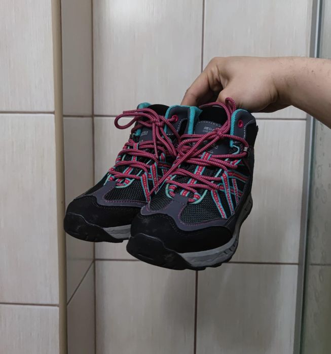 buty 33 trekkingowe Regatta Samaris mid outdoors szare siwe cz