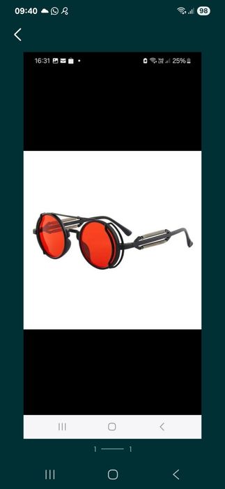 Nowe okulary ze sprężynami Emo Gothic Steampunk Postapocaliptic Mad Ma