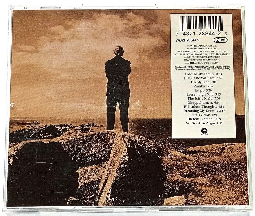 The Cranberries–No Need To Argue CD 1994 pierwsze wydanie niemieckie!