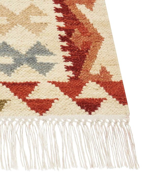 Dywan Kolorowy 200 x 300 cm Wełna Kilim