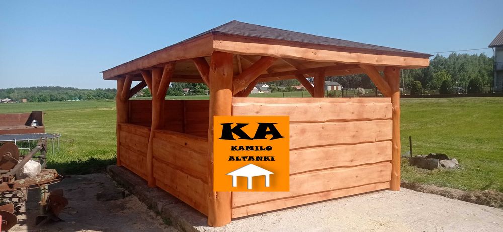 ALTANKI, altany, altanka na grubym balu